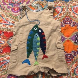 Boys overall shorts outfit